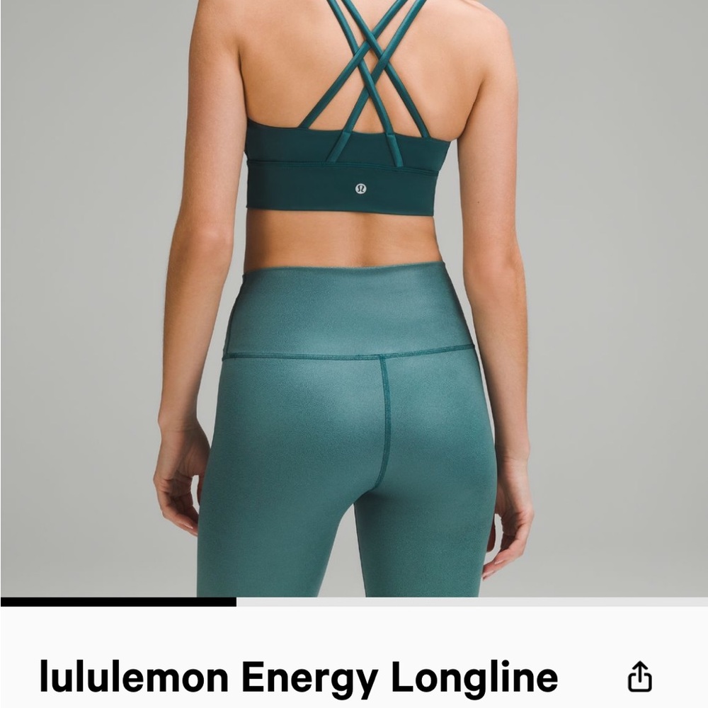 Lululemon Energy Longline sports bra size 2 gently used in great condition